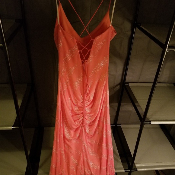 Pink/Silver gown - Picture 3 of 4